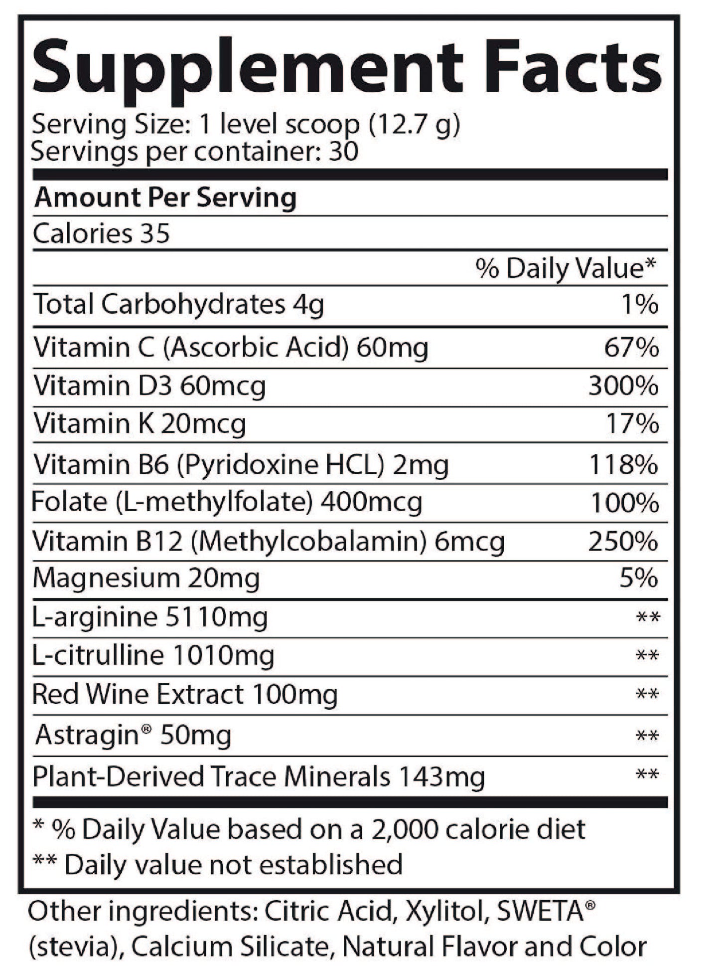 Natural Oxide 90 Day Supply